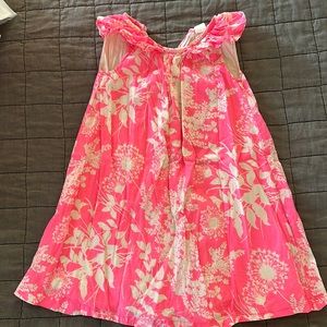 Summer dress, flutter tank sleeves